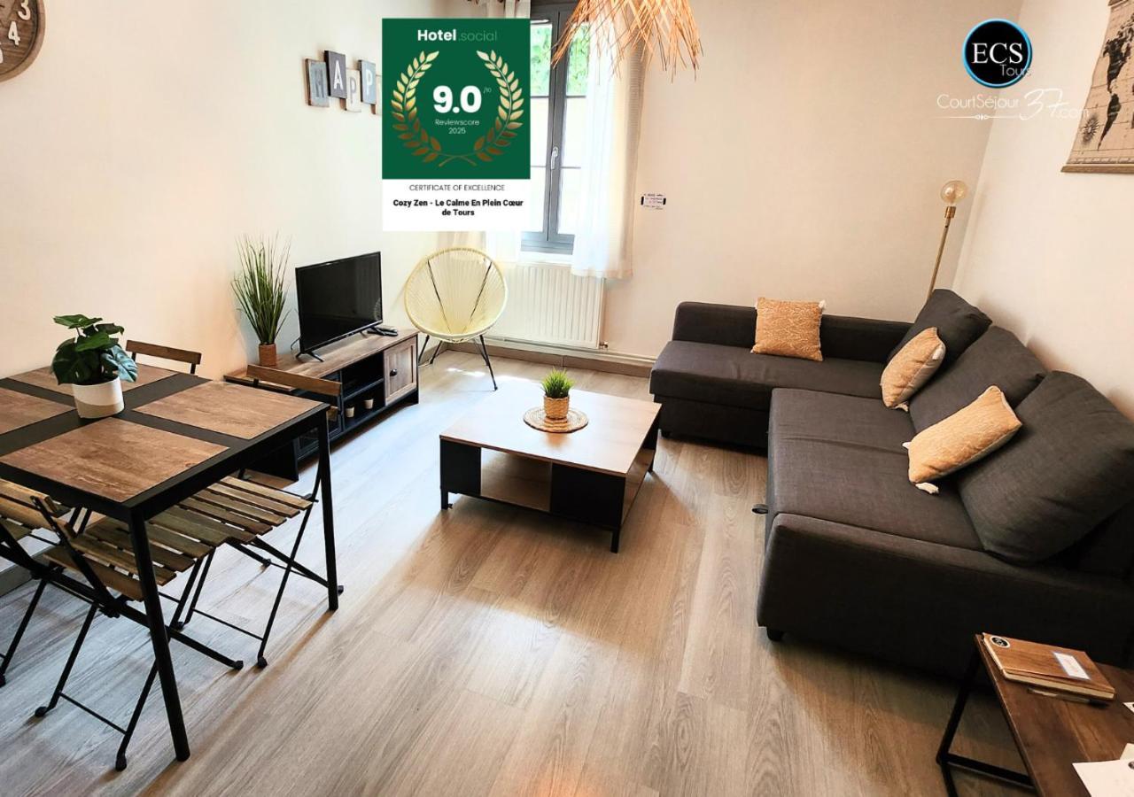 "Cozy Zen" 1 Grande Chambre - Calme - Arrivee Autonome - 6 Pers - Parking Gratuit Tours Ngoại thất bức ảnh